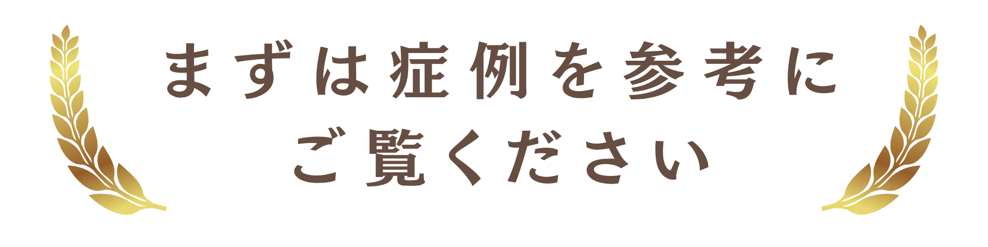 まずは症例を参考にご覧ください