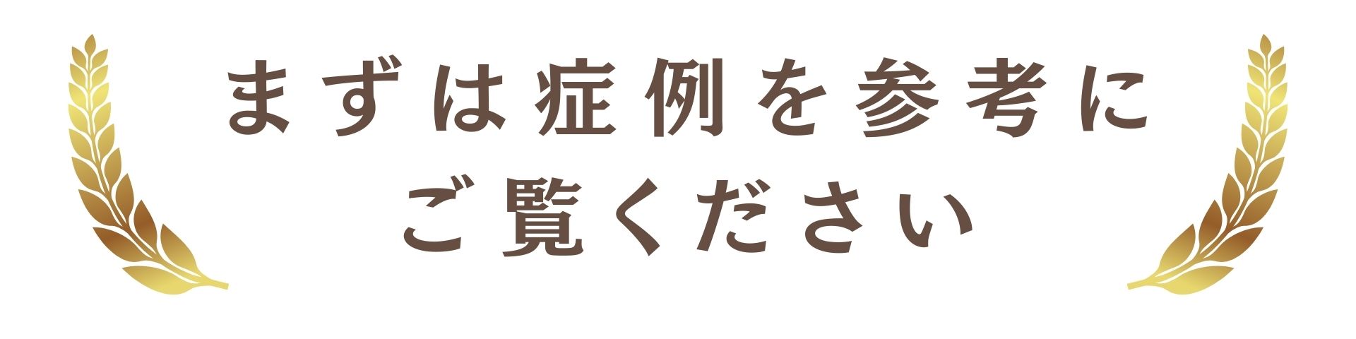 まずは症例を参考にご覧ください